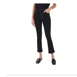 MOTHER Black Ankle Jeans